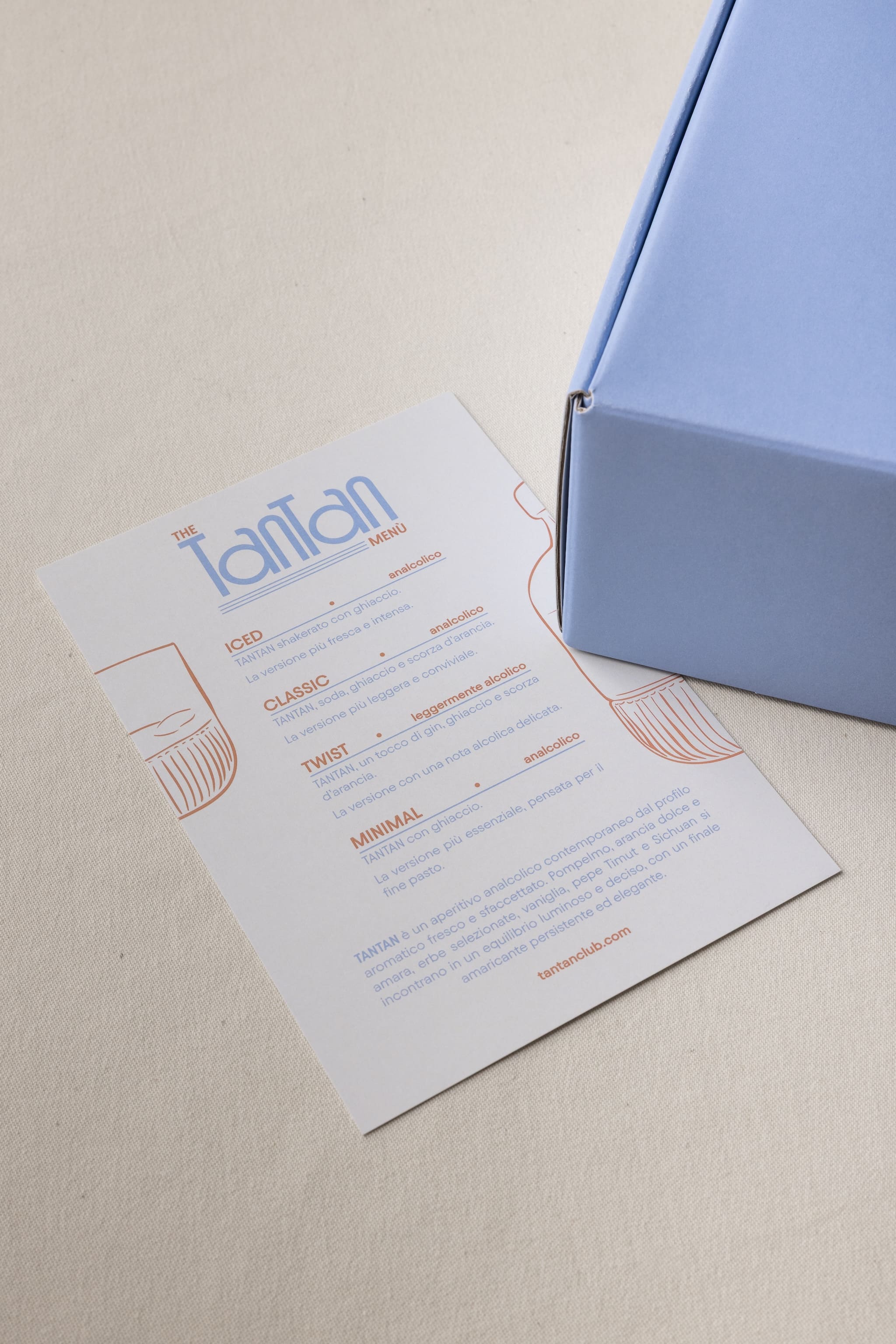 Dettaglio TANTAN Kit Degustazione con menu servings