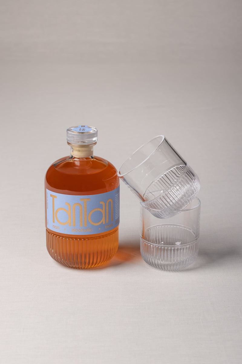 Bottiglia e bicchieri TANTAN Kit Degustazione
