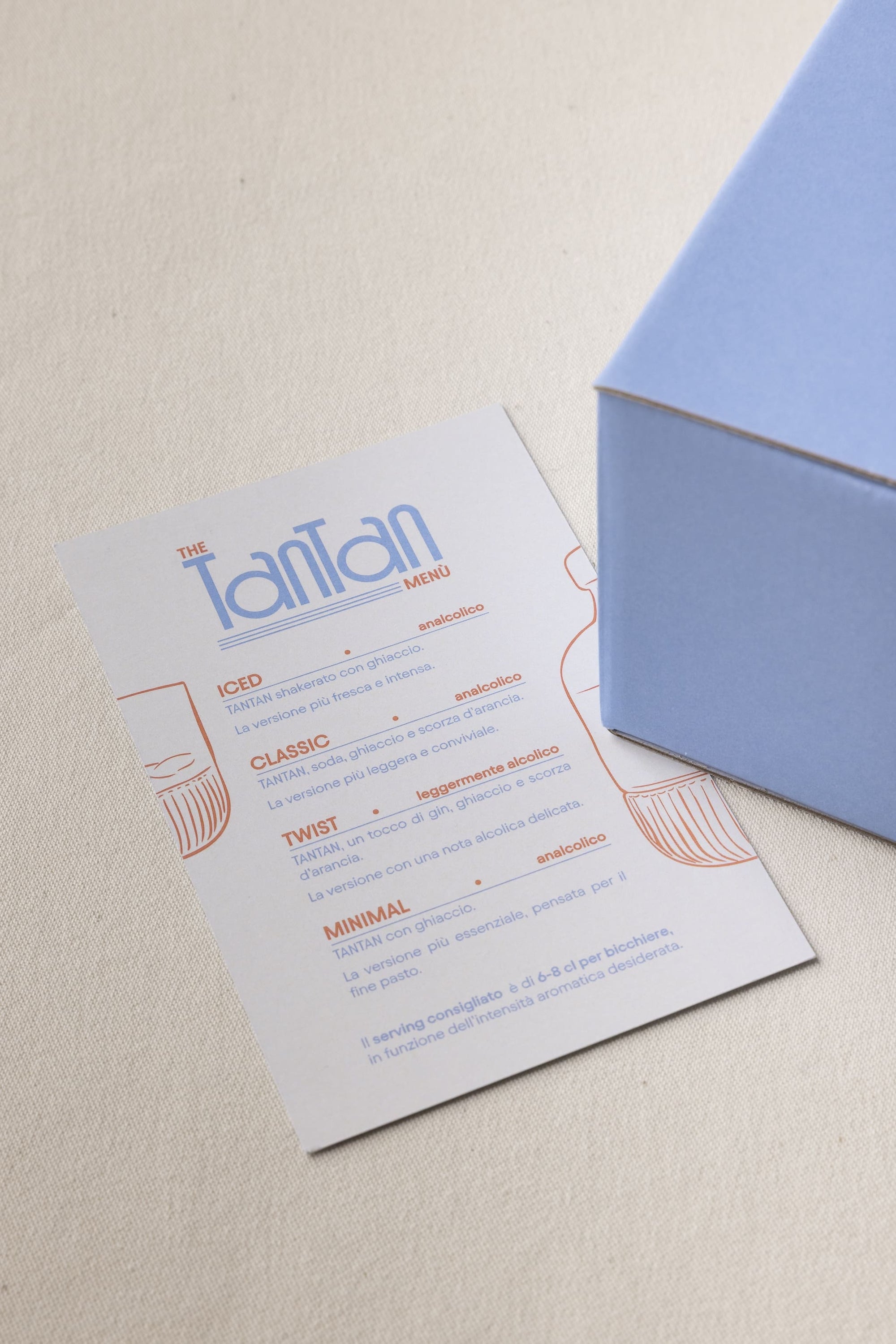 TANTAN Gift Box menù cartolina inclusa